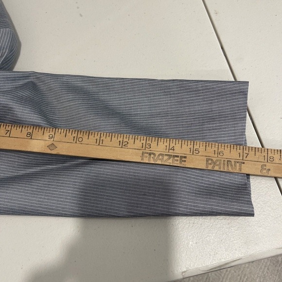 Loro Piana Sport Coat Blazer Men 44R Wool Silk Blend Grey 2 Button Joseph Abboud - Picture 15 of 16